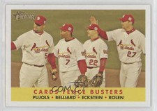 2007 Topps Heritage Albert Pujols David Eckstein Scott Rolen Ronnie Belliard HOF