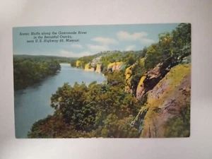 Missouri - malerische Klippen entlang des Gasconade River - alte Postkarte verschickt - Bild 1 von 2