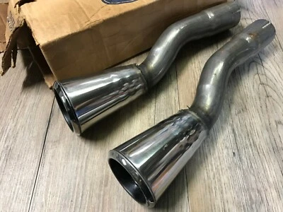 Ford Mustang GT 1965 1966 Shelby juego de trompeta punta de escape genuino R&L Foto 1 de 4