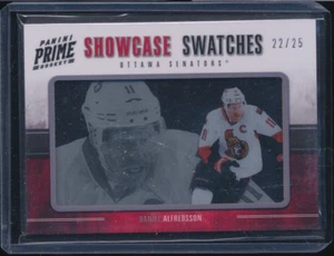 2011-12 Panini Prime Showcase Swatches Jersey #58 Daniel Alfredsson 22/25 - Foto 1 di 2