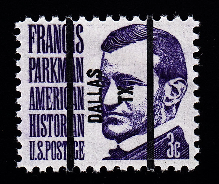 1281a Francis Parkman 3c Bureau Precancel “Dallas TX” PSS-81 MNH OG - Image 1 of 1