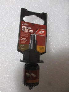 HOLESAW 1" ACE HARDWARE #2466951 WOOD HOLESAW & ARBOR & BIT 1" BRAND NEW - Picture 1 of 6