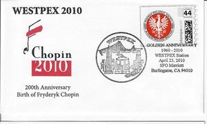 Polonus 2010 WESEX Cover, Chopin Siegel. Polonus personalisiertes Porto (PL2010) - Bild 1 von 2