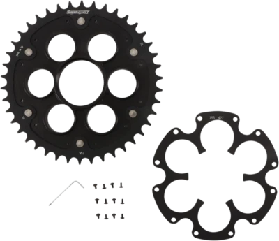 Supersprox Edge Kit - Rear - Ducati - 43-Tooth Rsa-737530-43-Kit - Image 1 of 2