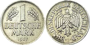 ALEMANIA 1 MARCO 1967 J KM# 110 | 1 Deutsche Mark Germany - Picture 1 of 1