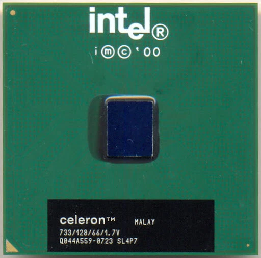 Cpu Intel Celeron SL4P3 733/128/66/1,7v socket 370  - Immagine 1 di 1