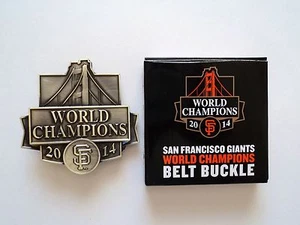 San Francisco Giants Belt Buckle 2014 World Series Champions SGA 9/16/2015 - Picture 1 of 4