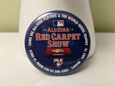 2013 MLB All Star Game Red Carpet Show Button - Image 1 of 4