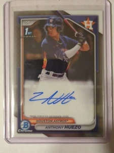 Autógrafos Bowman 2024 - Chrome Prospect #CPA-AHU Anthony Huezo (AU, RC) - Imagen 1 de 2