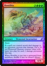 Hostility FOIL Lorwyn NM Red Rare MAGIC THE GATHERING MTG CARD ABUGames