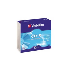 Verbatim Recordable CD-R Excellent Ultimate Performance Pack of 10 Pieces - Picture 1 of 1