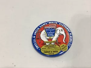 Parker and Davis Reproduction 1980 BUTTON Pin Pinback Vintage Campaign - Picture 1 of 3