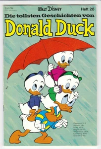 Las mejores historias del pato Donald no 28 original 1972 ¡en buen estado! - Imagen 1 de 5