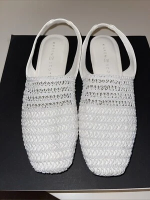 Karen Scott Carolton Slingback Flats WHITE  7.5M - Image 1 of 4