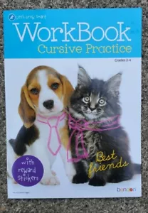 Let's Grow Smart Workbook Cursive Practice Grade 2-4 - Picture 1 of 2
