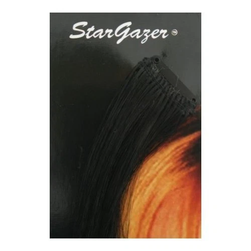 Extensões de cabelo clipe de uma peça em cosméticos Stargazer beleza preto gótico - Imagem 1 de 1