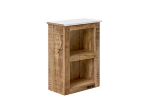 Bad Hängeschrank Pune Wandregal Badschrank massiv Holz Möbel Wandschrank schmal - Bild 1 von 6
