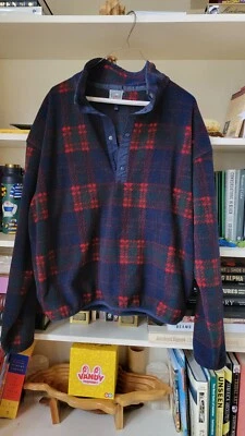 Jersey polar EMS años 90 hecho en USA, grande para hombre, vintage Foto 1 de 4