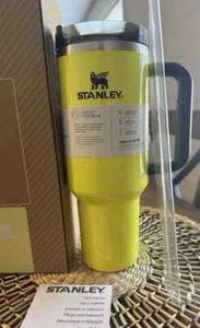 Stanley X Quencher H2.0 40 oz giallo fluo collezione Spring Fling NUOVO DI ZECCA - Foto 1 di 5