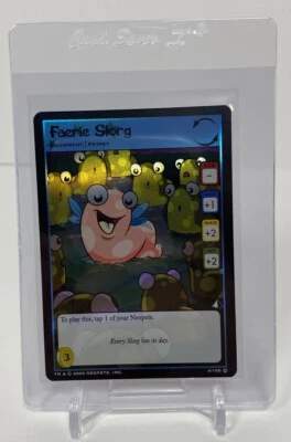 Neopets TCG Faerie Slorg Holo Lost Desert 4/100 - Image 1 of 2