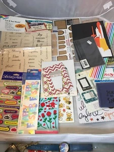 Lot Of Scrapbook And Sticker Accents Cit And Tear Words 18 Assorted Packs - Picture 1 of 11