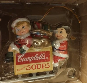 Campbells Soup Kids Christmas Ornament 1996 With Packaging - Foto 1 di 4