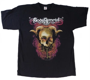 Camiseta God's Metal Tour 2009 XL DREAM THEATER Heaven Hell Slipknot Motley Crue - Imagen 1 de 10