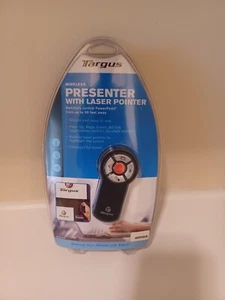  Targus Wireless Presenter with Laser Pointer 30 Ft Range AMP03US New - Picture 1 of 4