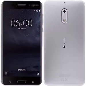 Nokia 6 4G/LTE Silver 64GB + 4GB Single-SIM Factory Unlocked Global NEW - Picture 1 of 3