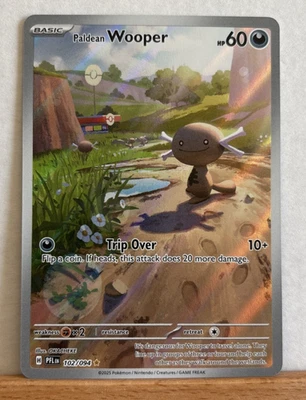 Paldean Wooper 101/094 Illustration Rare Pokemon ME Phantasmal Flames NM - Image 1 of 2