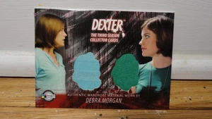 2010 Showtime Networks Dexter Season 3 Debra Morgan Dual Swatch Card - Bild 1 von 2