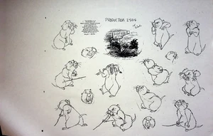 New Adventures of Winnie the Pooh Production Model Copy Layout Page #GB - Picture 1 of 2