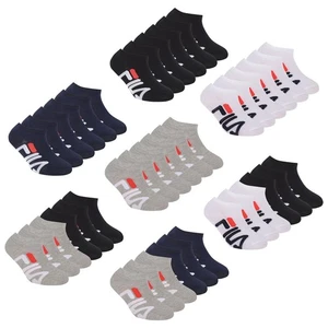 Fila Children's Socks, 6er Pack - Invisible Sneakers Trainers, Logo, Plain - Picture 1 of 21