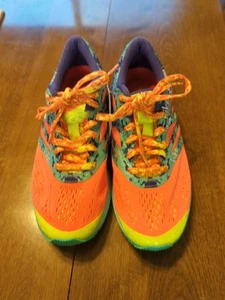 ASICS GEL NOOSA TRI 10 Orange Yellow Purple Womens 5 US NWT MEDIUM T580N No Box - Picture 1 of 23