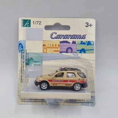CARARAMA 1:72 Scale Notarzt German Mercedes-Benz Emergency Dr 4x4 Hongwell 862 - Image 1 of 4