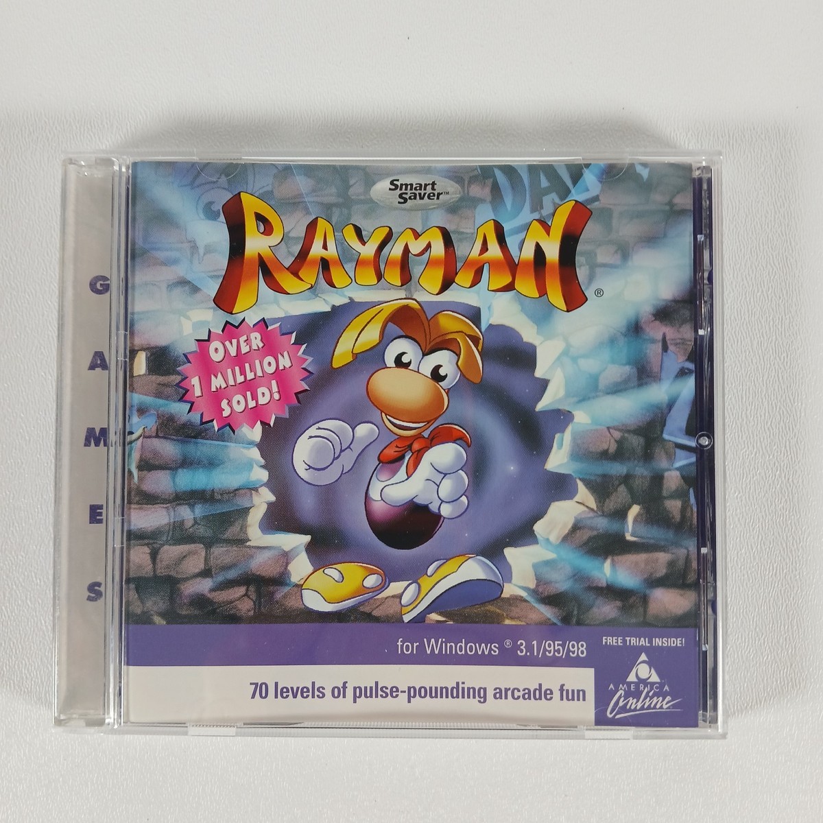 RAYMAN Windows 初代レイマン UBI PCゲーム CD-ROM Rayman PC CD-ROM Ubisoft 1996 Game for Windows 95/DOS/3.1