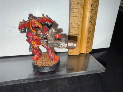 Warhammer 40k 1x Bloodletter Head 2 Khorne Chaos Renegade Rogue Trader Metal - Image 1 of 2
