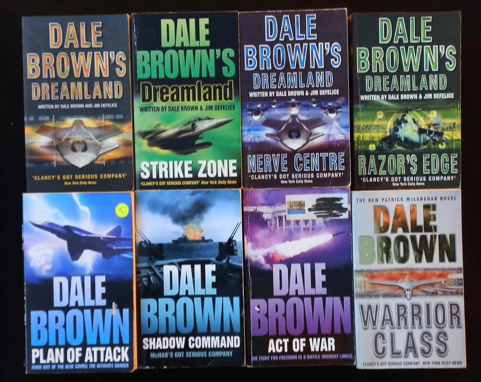 Dale Brown 8 Books Dreamland Plan Of Attack Warrior Class Act Of War Strike Zone - image 1 of 1