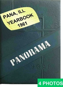 PANA HIGH SCHOOL, PANA, ILLINOIS YEARBOOK - PANORAMA - 1961 - Bild 1 von 3
