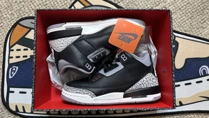 Nike Air Jordan 3 OG 'Black Cement'  Size 5.5Y - Picture 1 of 5