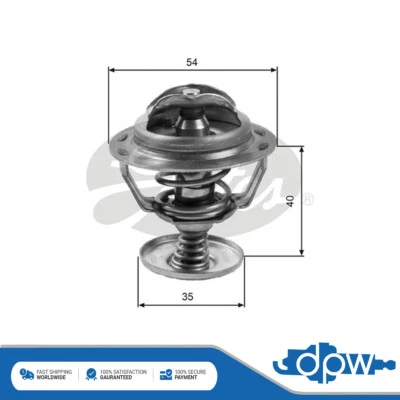 Gates Coolant Thermostat Fits Ford KA (1997-2008) Fiesta (2001-2008) 1089796 114 - Image 1 of 4