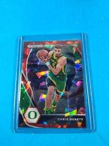 2021 Panini Prizm Draft Picks tarjeta de novato rojo hielo Prizm #23 - Chris Duarte - Imagen 1 de 2