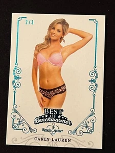 Benchwarmer 2022 Best of Benchwarmer Premium Ice Blue Foil Carly Lauren 2/3 - Imagen 1 de 1