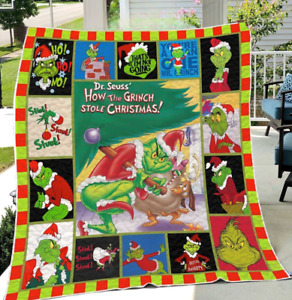 How the Grinch Stole Christmas Blanket Funny This Is My Christmas Movie Blanket