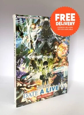 DVD Anime Date A Live Complete TV Series Season 5 Vol. 1-12 End English Dubbed - Image 1 of 4