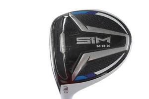 TaylorMade SIM Max Fairway 3 Wood 15° Regular Left-Handed Graphite #55194 Golf - Picture 1 of 5