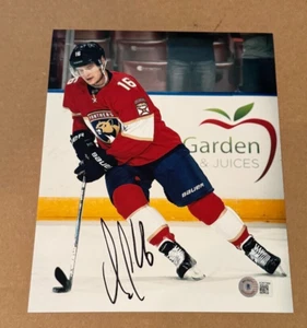 ALEKSANDER BARKOV SIGNED FLORIDA PANTHERS 8X10 PHOTO BECKETT COA AUTHENTIC - Picture 1 of 1