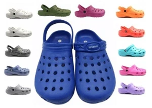 Ciabatte mare piscina doccia sabot unisex uomo donna in plastica con cinturino - Foto 1 di 7