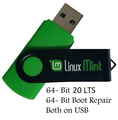 Unidad flash USB de arranque de 8 GB Linux como nueva 20 LTS 64 bits y guía de instalación Foto 1 de 4