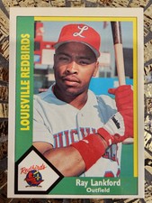 Ray Lankford 1990 CMC International League #14 Baseball Louisville Redbirds